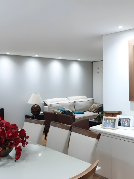 Forro liso em gesso para apartamento em Curitiba