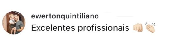 Feedback de cliente após conclusão de obra em drywall em Curitiba