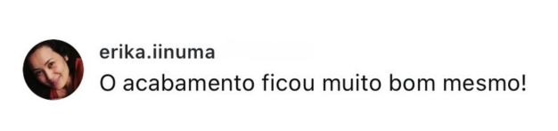 Avaliação de cliente sobre serviço de gesso e drywall em Curitiba